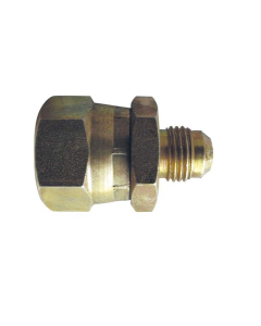 Hydraulisk adapter 9/16'' JIC Hann x 1/2'' BSP Svingbar hunn