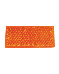 REFLECTOR-100X45MM AMBER           