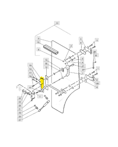 DØRBØYLE U/LÅSEKASSE VEN