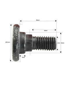 MOWER BOLT & NUT                   