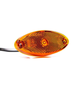 Led Ovalt Markeringslys Gul