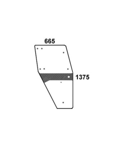 DOOR GLASS CLEAR RH                