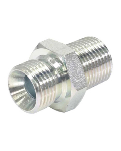 Hydraulisk adapter 1/2″ NPTF Hann x 3/8″ BSP Hann