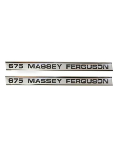 Sett av dekaler - Massey Ferguson 675