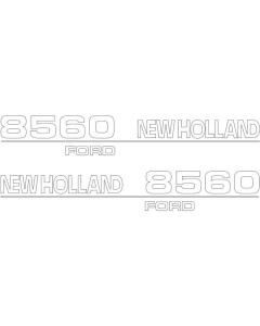 Sett av dekaler - Ford / New Holland 8560