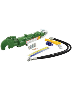 Hydraulisk toppstag (Kategori3/3 (Ø32/32mm)) Knast og Q.R CBM krok, Sylinderhull: 90mm, Minimum leng