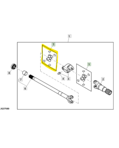 Universal joint cross