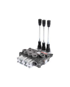 Hydraulisk monoblokk-ventil 3/8'' BSP Porter 3 Bank (45 l/min Strømningshastighet)