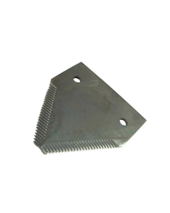 Knivseksjon - tagget overside - 83x76x2.75mm - Hull Ø: 6.5mm - Hullsentre 50mm - Erstatning forJohn 