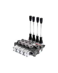 Hydraulisk monoblokk-ventil 3/8'' BSP Porter 4 Bank (45 l/min Strømningshastighet)