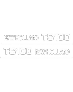 Sett av dekaler - Ford / New Holland TS100