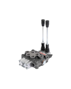 Hydraulisk monoblokk-ventil 3/8'' BSP Porter 2 Bank (45 l/min Strømningshastighet)