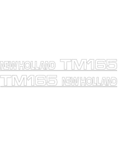 Sett av dekaler - Ford / New Holland TM165