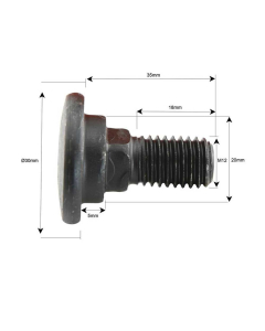 MOWER BOLT & NUT                   