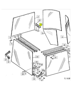 Rute farget, lam. l58951