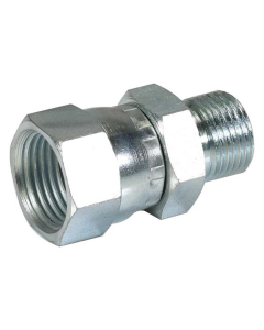 Hydraulisk adapter 3/8'' BSP Hann x 3/4'' JIC Svingbar hunn