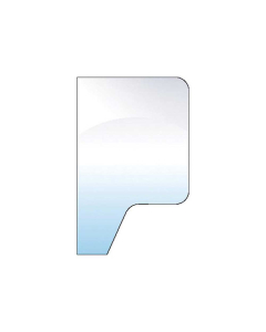 DOOR GLASS REAR LH/RH.             