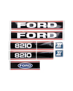 Sett av dekaler - Ford / New Holland 8210 Force II