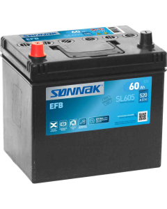 Bilbatteri EFB start og stop SL605