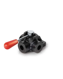 MARCHESINI Hydraulisk 3-veis dreie-kuleventil 3/8″ BSP (60 l/min Strømningshastighet)