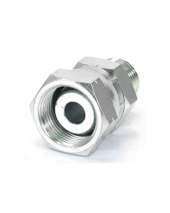 Hydraulisk adapter 3/8'' BSP Hann x M22 x 1.50 Metrisk Svingbar hunn