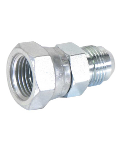 Hydraulisk adapter 3/4'' JIC Hann x 1/2'' BSP Svingbar hunn