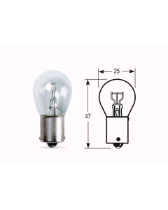 Lyspære 12V SCC 2 stk