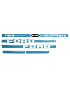 Sett av dekaler - Ford / New Holland 7610