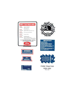 Sett av dekaler - Ford / New Holland Ford Restoration