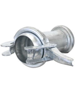 Reduksjonsadapter -galvanisert- hann/hunn /tankvogn - 5 til 6″ (133-159mm) (Galvanisert)