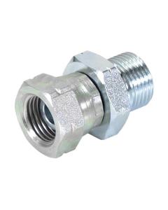 Hydraulisk adapter M18 x 1.50 Metrisk Hann x M16 x 1.50 Metrisk Svingbar hunn