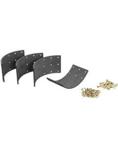 Bremsebelegg - bremseskosett, Lengde: 207mm