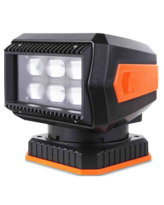 Led søkelys 60w med fjernkontroll og magnet, sort
